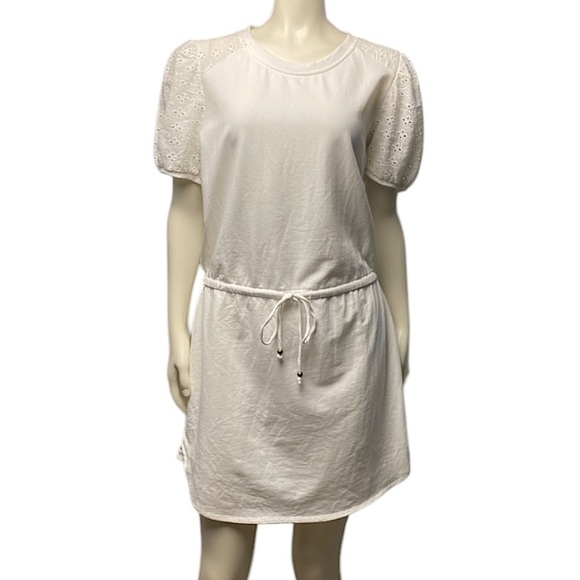 Sundays Hazel Mini Short Dress in Coconut Milk From Anthropologie Size Large - Picture 3 of 17